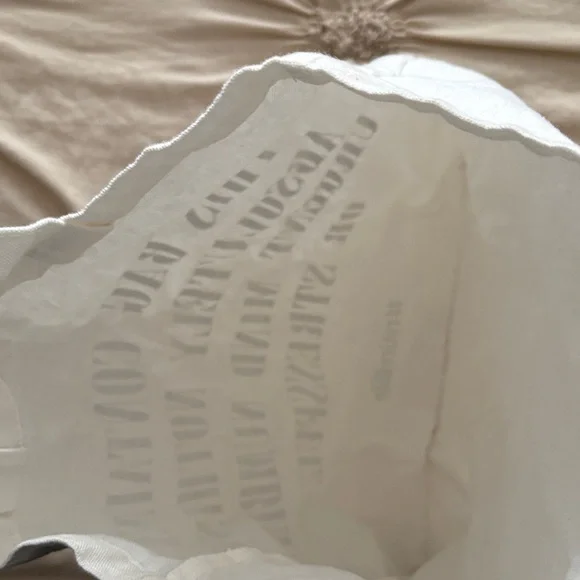 Retired Life White Canvas Tote Bag with Black Text - Picture 5 of 6